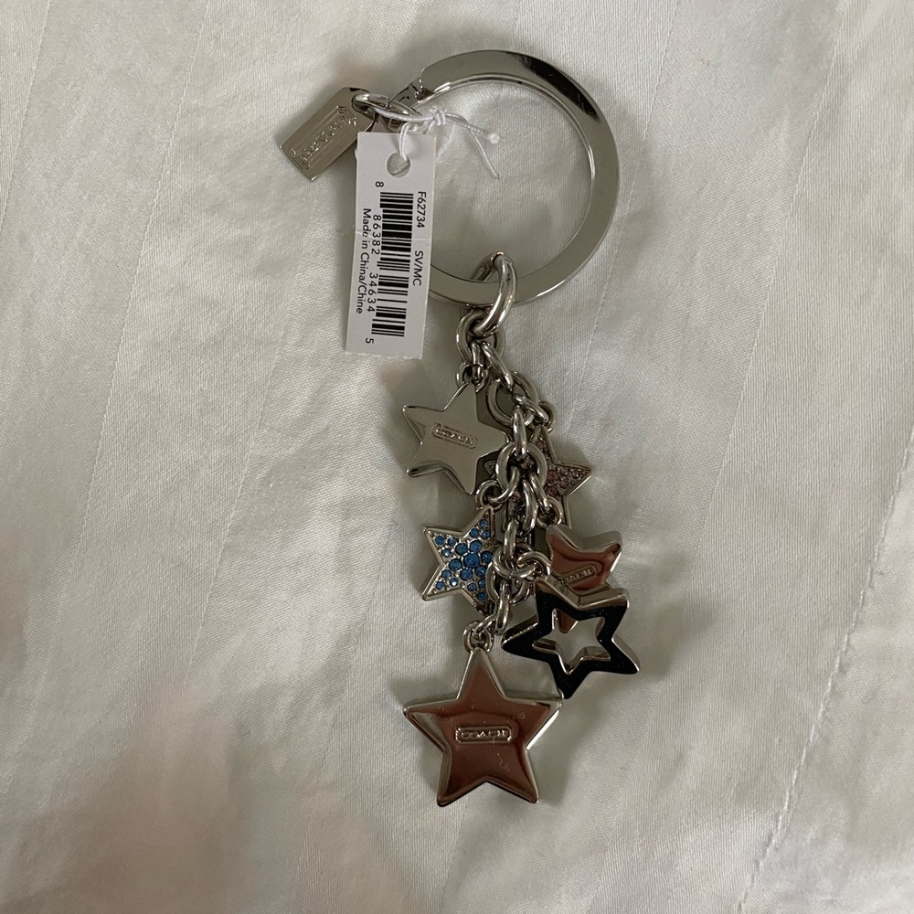 Coach Star keychain
